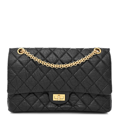 Chanel Aged Calfskin Quilted 2.55 Reissue 226 Flap Black 1 of 10