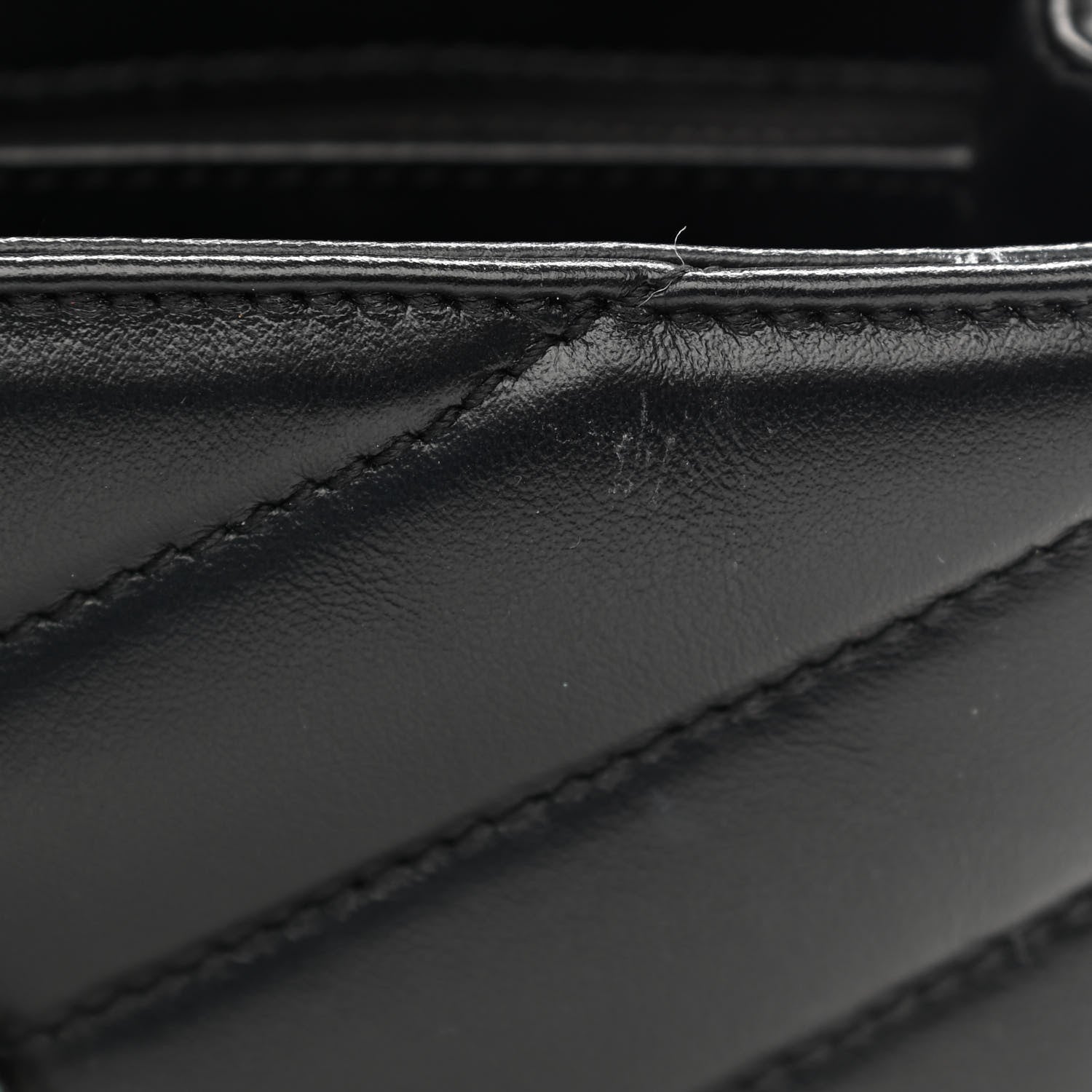 Saint Laurent Calfskin Y Quilted Monogram Toy Loulou Crossbody Bag Black 13 of 14