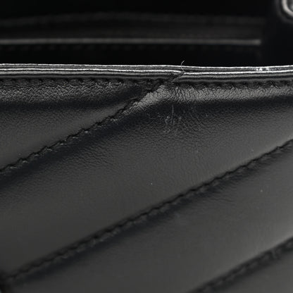 Saint Laurent Calfskin Y Quilted Monogram Toy Loulou Crossbody Bag Black 13 of 14