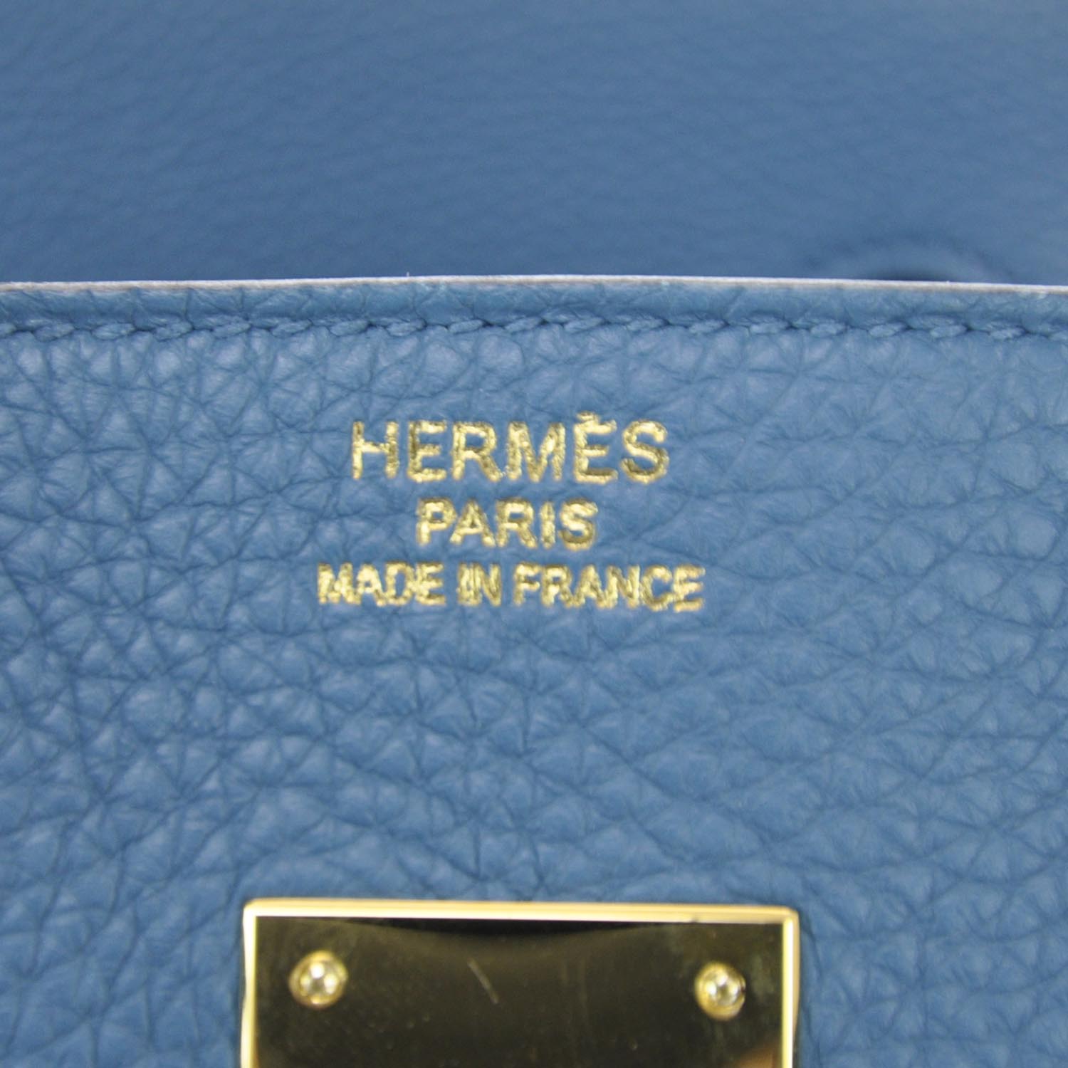 Hermes Togo BIRKIN 35 Bleu Cobalt 8 of 10