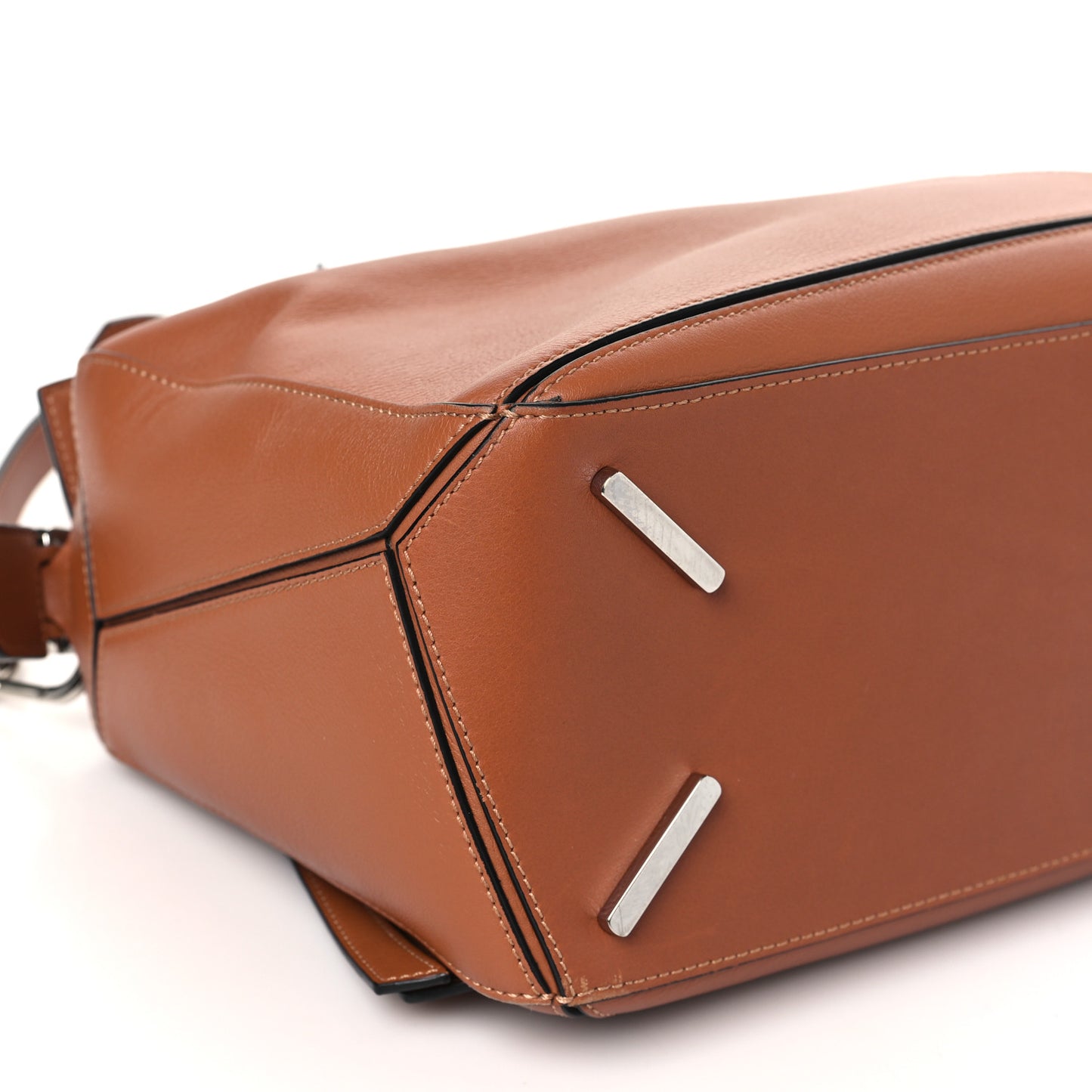Calfskin Medium Puzzle Bag Tan