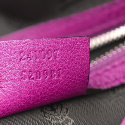 Gucci Guccissima Neoprene Techno Tag Medium Boston Magenta 7 of 10