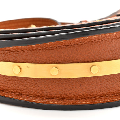 Chloe Calfskin Small Nile Bracelet Minaudiere Bag Caramel 9 of 9