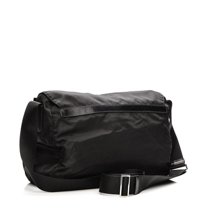 Prada Nylon Vela Messenger Bag Black 3 of 8
