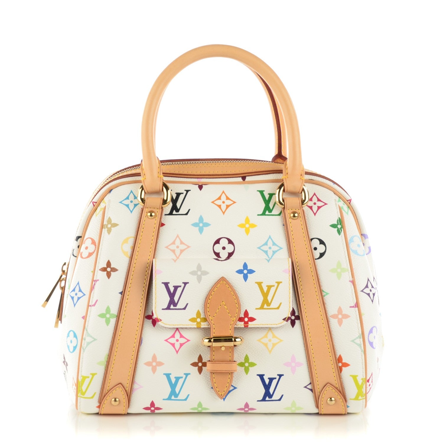 Louis Vuitton Monogram Multicolor Priscilla White 1 of 7