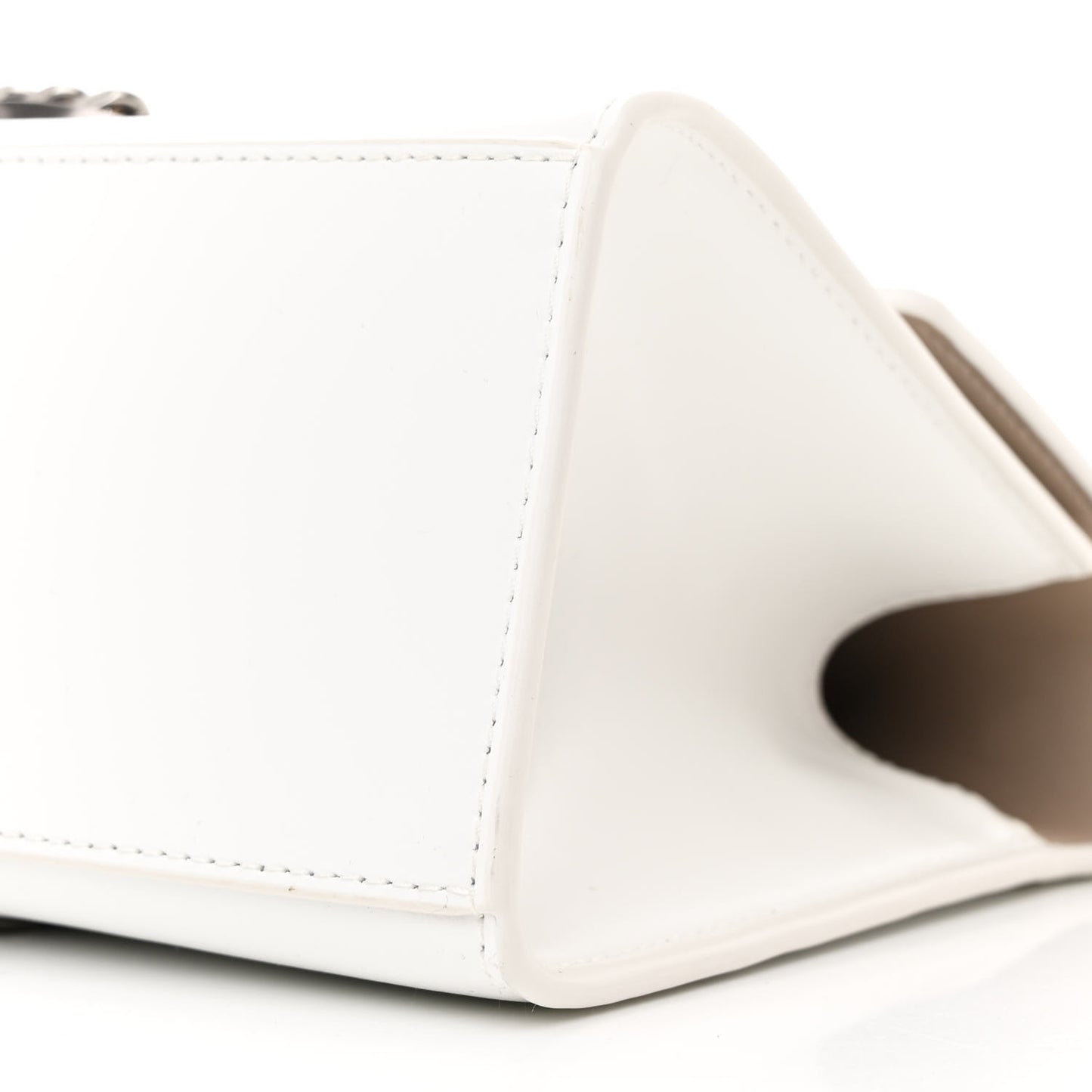Calfskin The St. Marc Top Handle Bag White