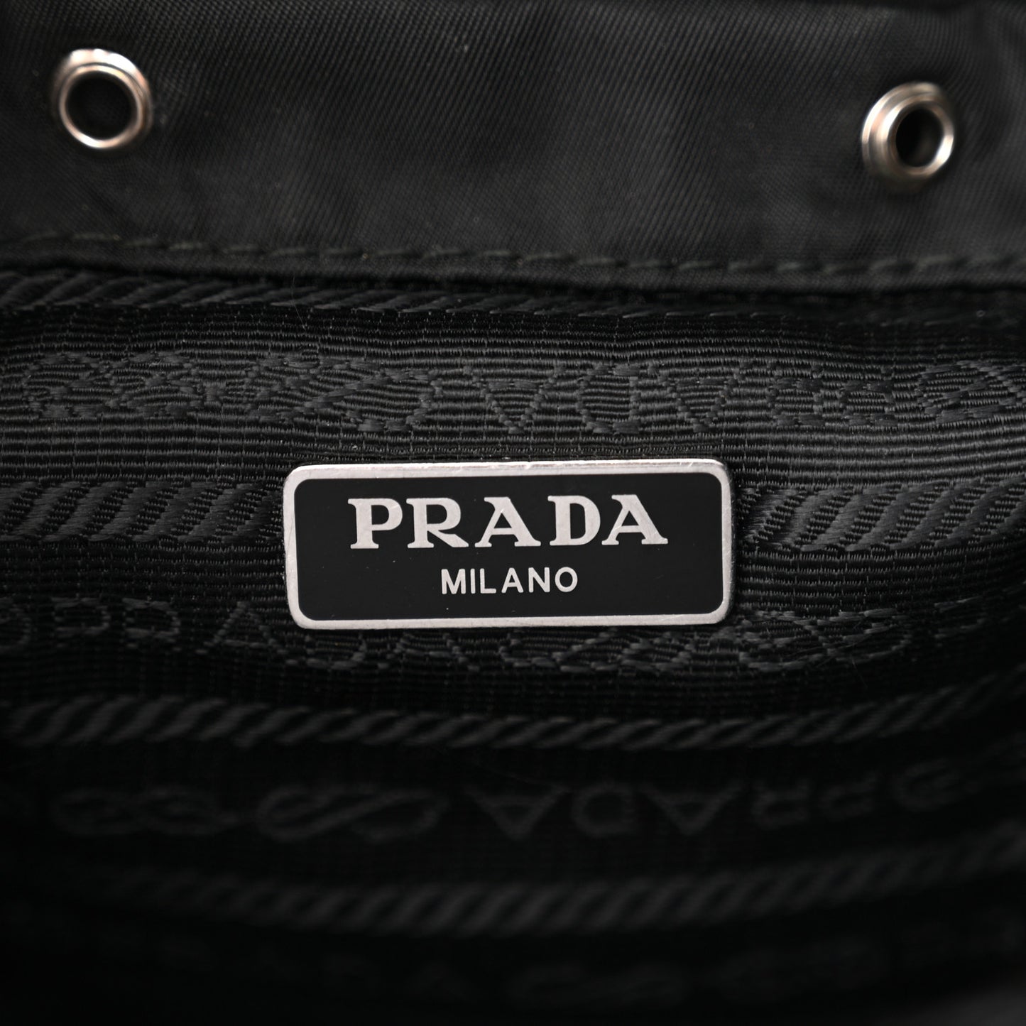 Nylon Vela Mini Crossbody Backpack Black