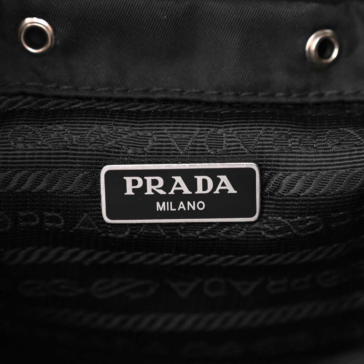 Prada Nylon Vela Mini Crossbody Backpack Black 6 of 17