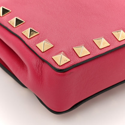 Valentino Garavani Nappa Rockstud Bangle Clutch Red 15 of 16