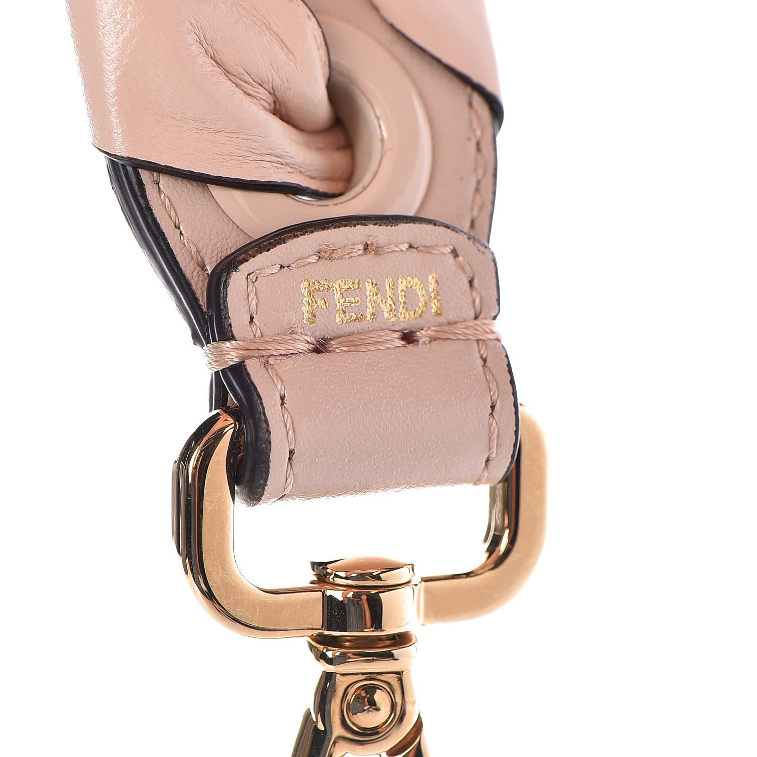 Fendi Vitello Liberty Shiny Nappa Lace Up Bow Mini Strap You Plaster 2 of 4