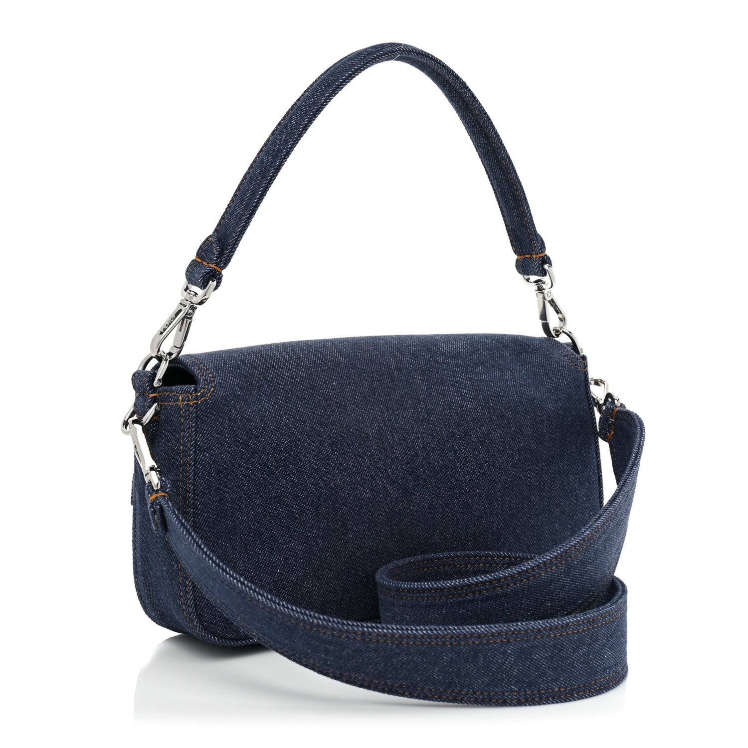 Fendi Denim Re-Edition Baguette Blue 2 of 7