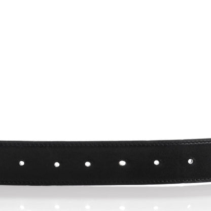 Hermes Box Togo 32mm H Belt 90 Black Chocolate 3 of 10