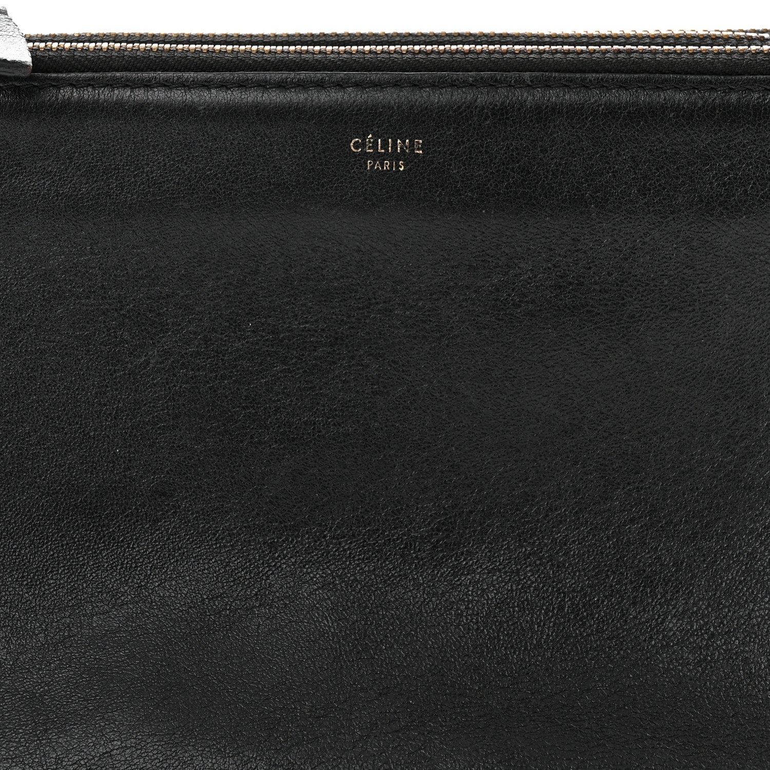 Celine Lambskin Small Trio Crossbody Bag Black 9 of 15