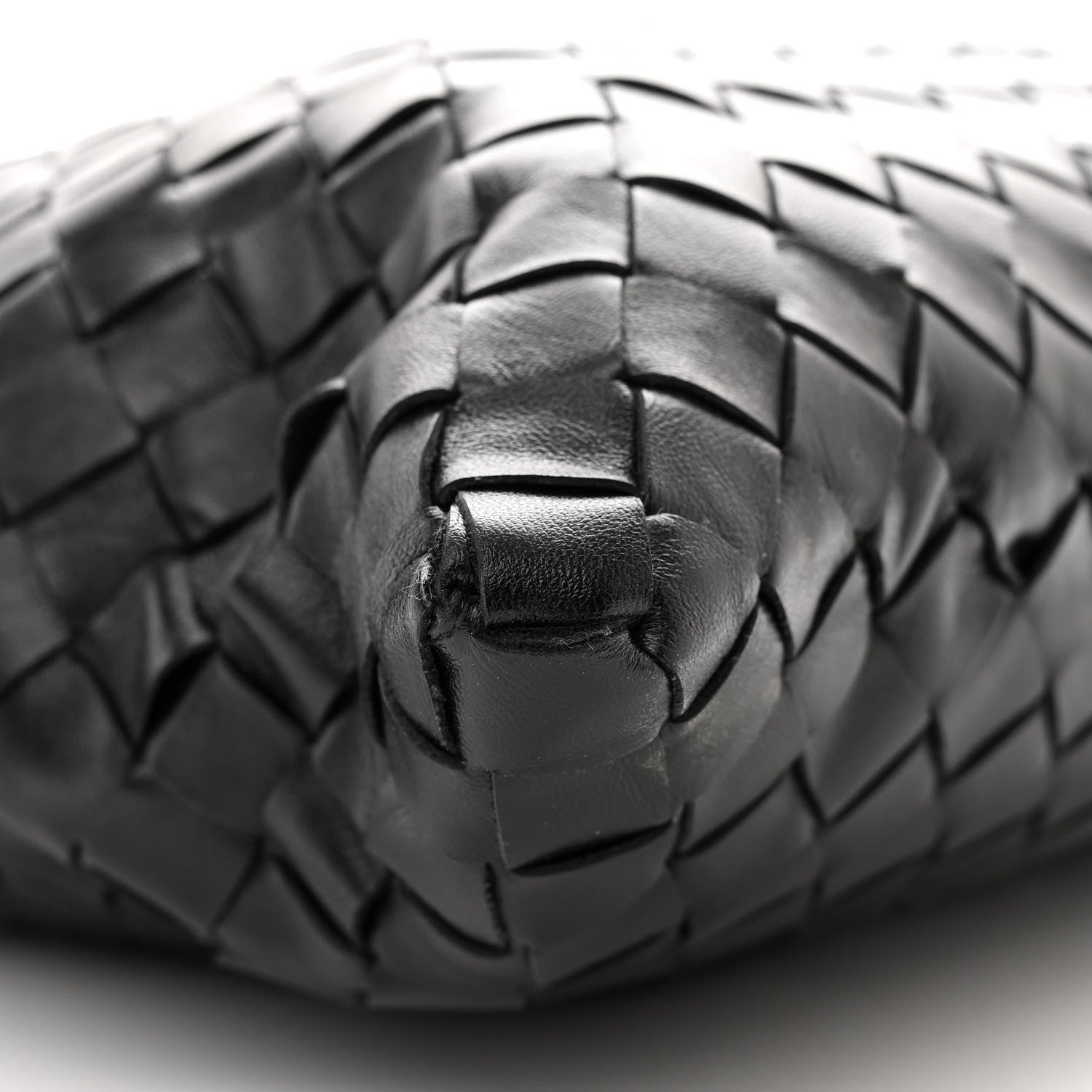 Bottega Veneta Calfskin Intrecciato Small Hop Black 8 of 10