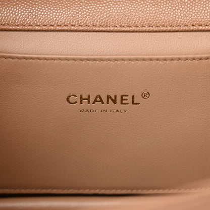 Chanel Caviar Quilted Coco First Flap Beige 6 of 11