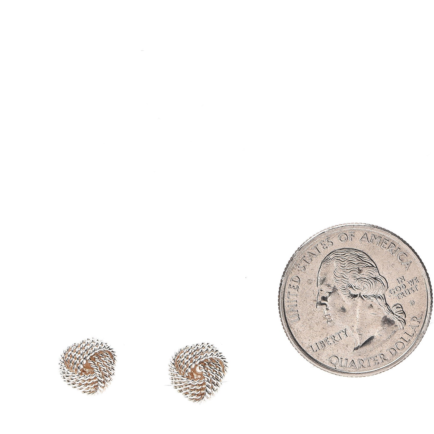 Sterling Silver Twist Knot Earrings