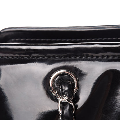 Chanel Vinyl Lipstick Ligne Tote Black 15 of 20