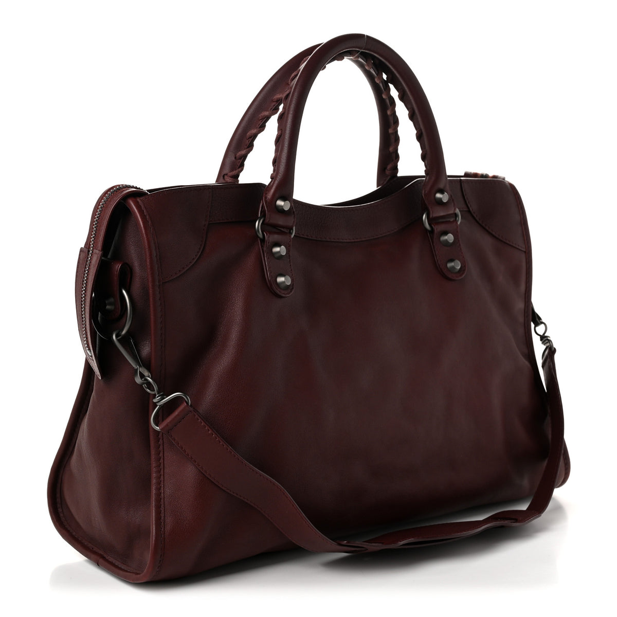 Veau Soyeux Classic Hardware City Rouge Bordeaux