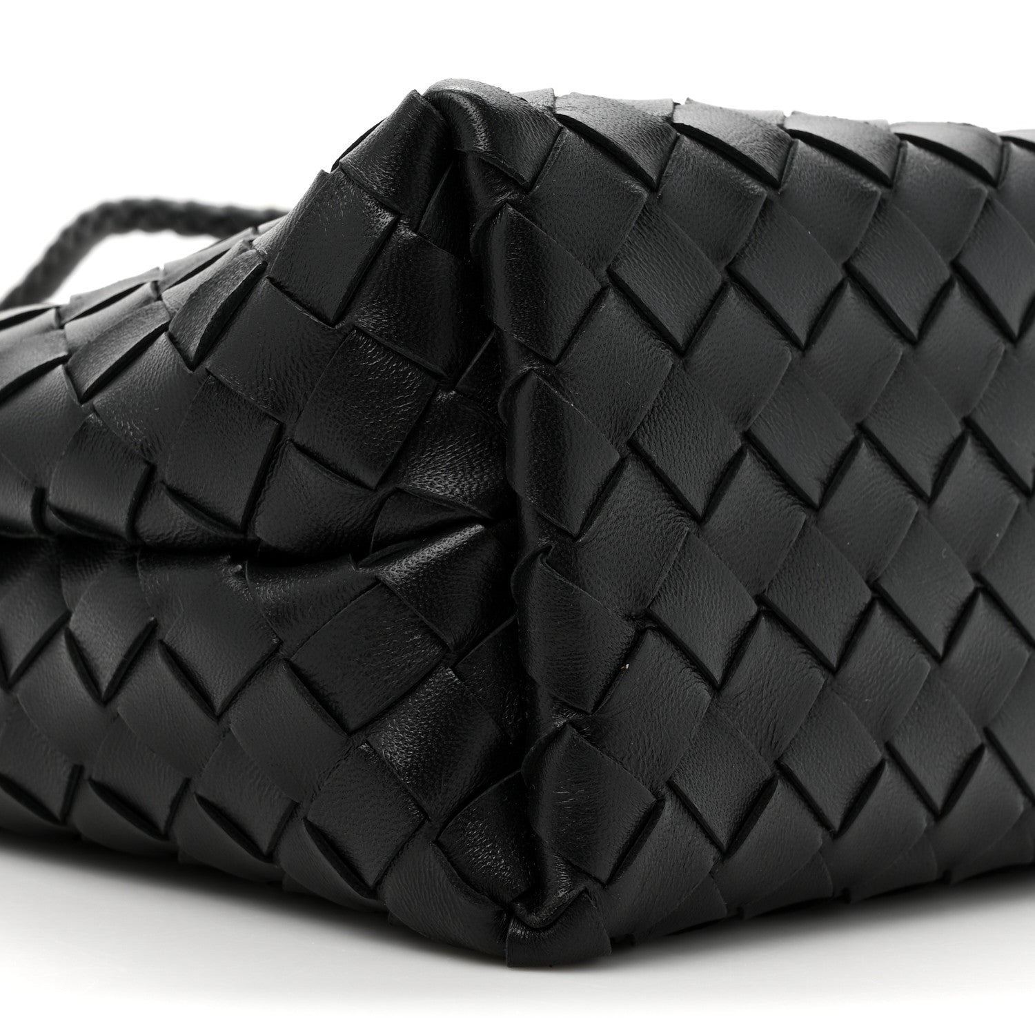 Bottega Veneta Nappa Intrecciato Small Andiamo Shoulder Bag Black 9 of 9