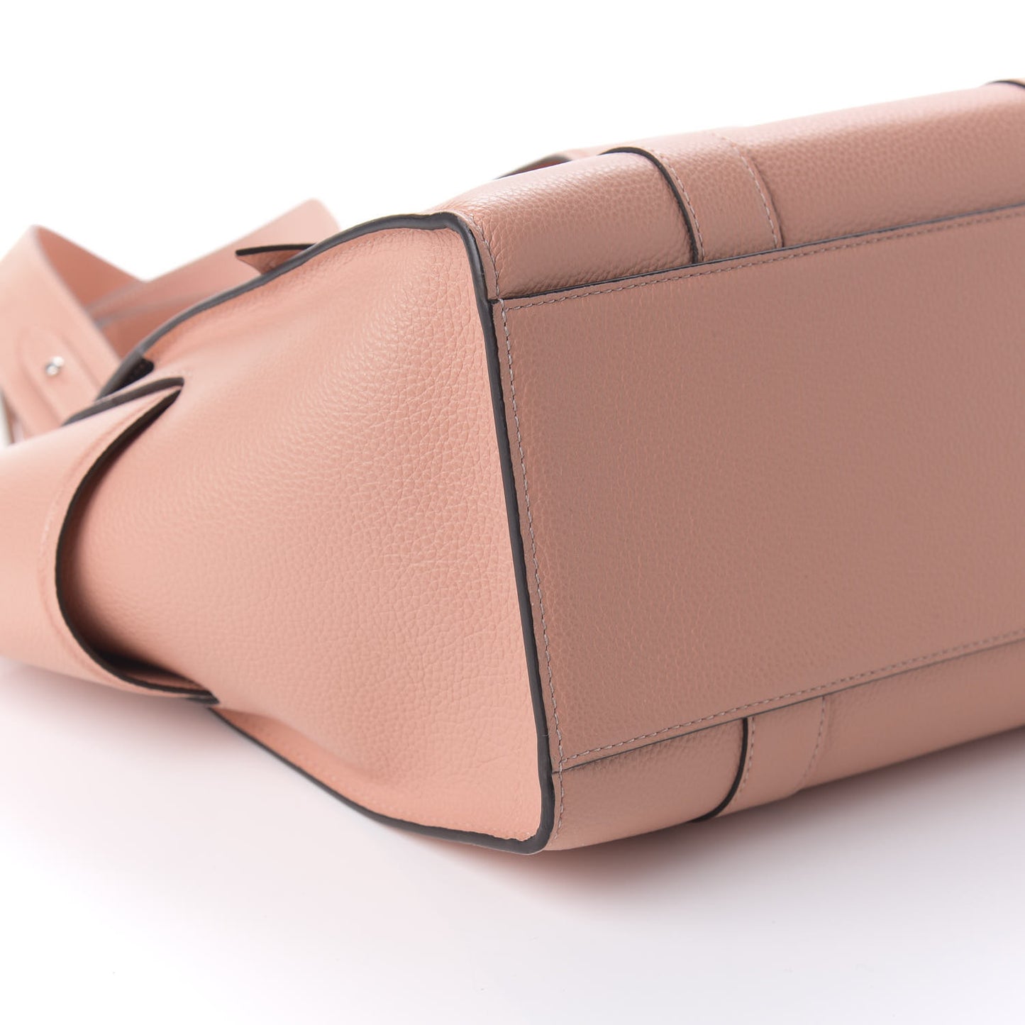 x ACNE STUDIOS Grained Calfskin Musubi Bayswater Satchel Pink