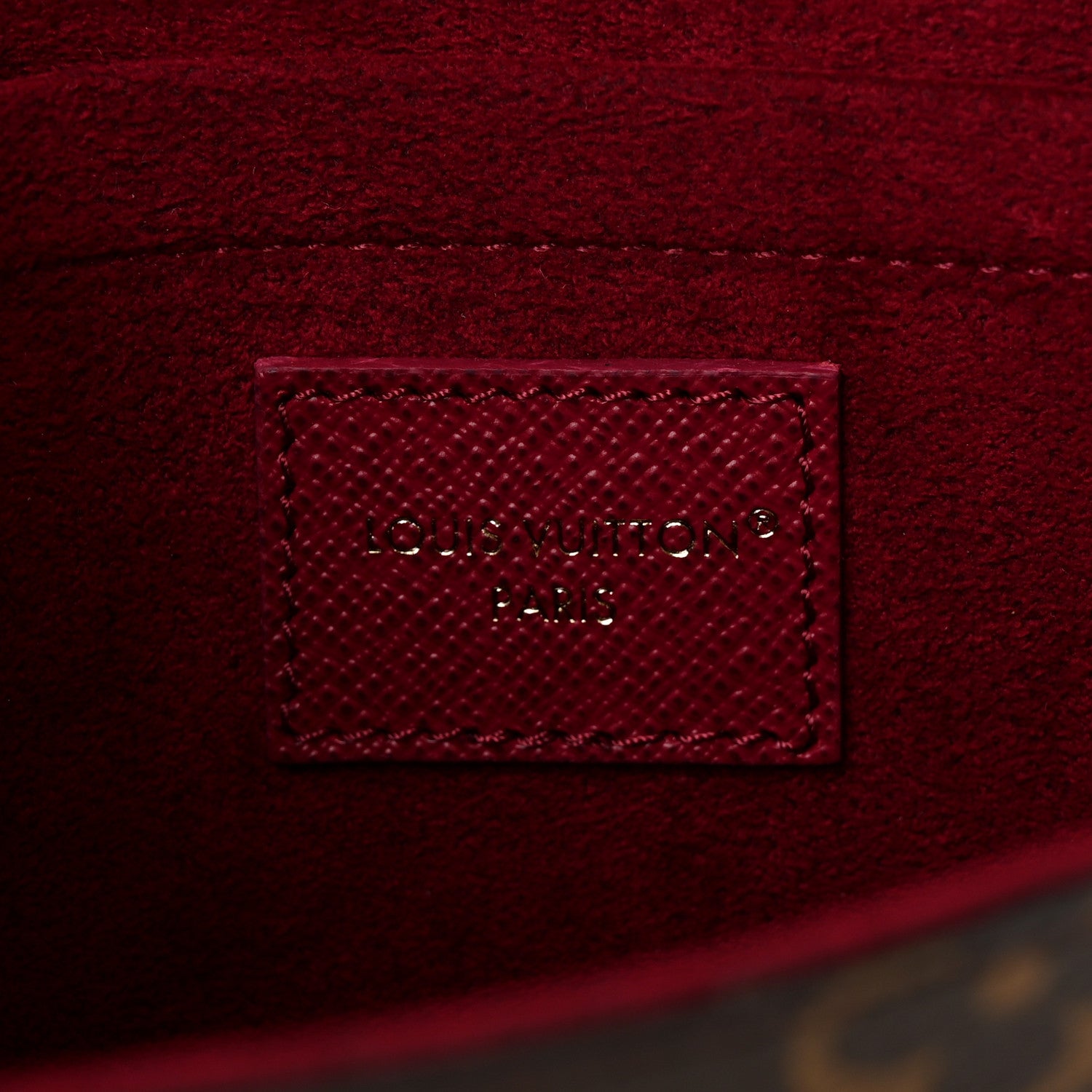 Louis Vuitton Monogram Pochette Felicie Chain Wallet Fuchsia 7 of 10