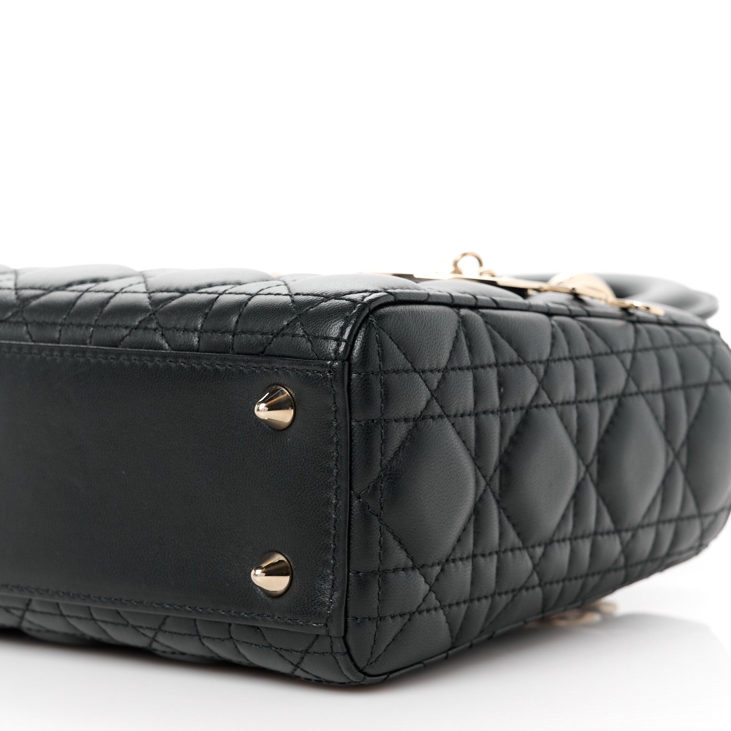 Christian Dior Lambskin Cannage Small My ABCDior Lady Dior Black 10 of 11