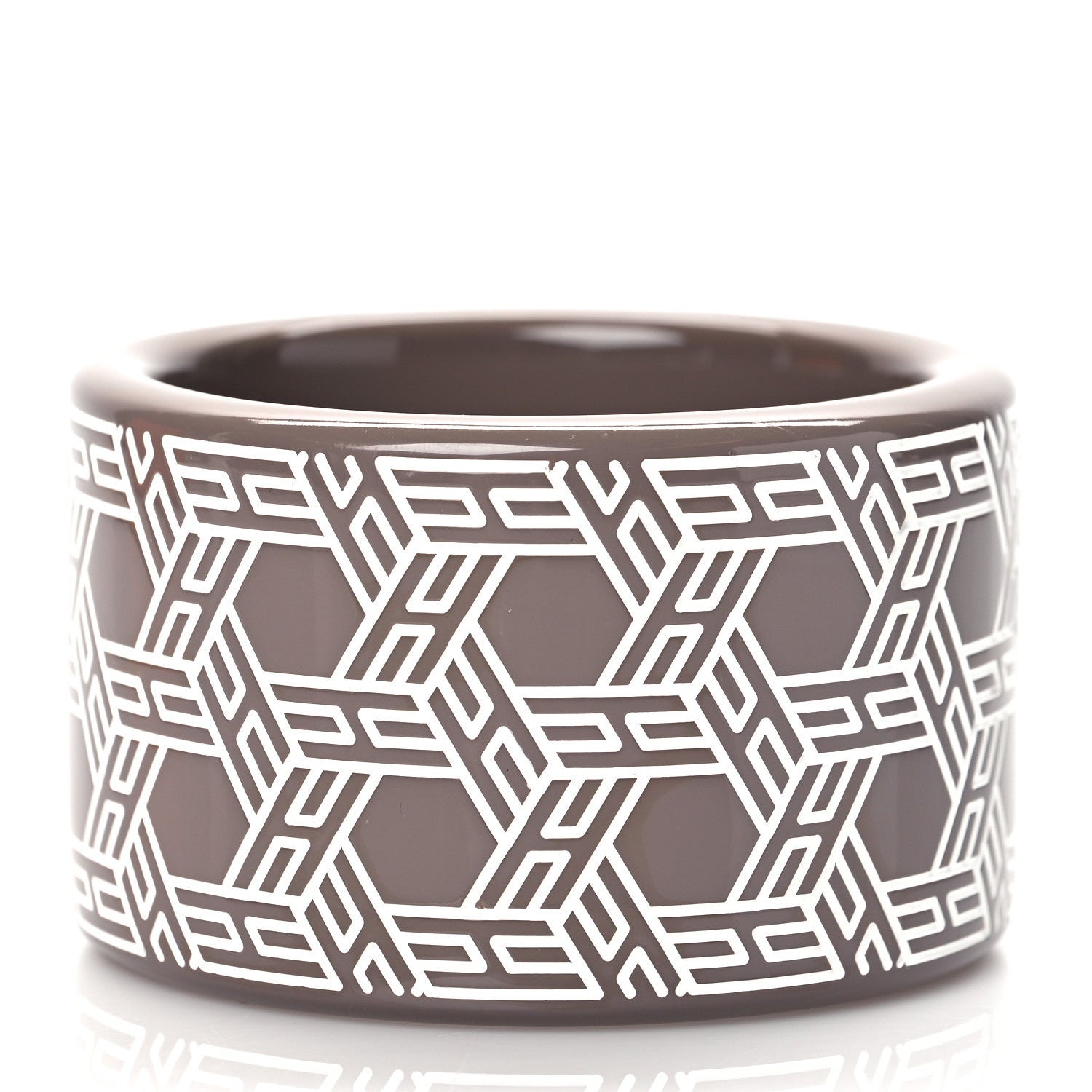 Hermes Lacquered Wood Printed Bracelet S 3 of 6