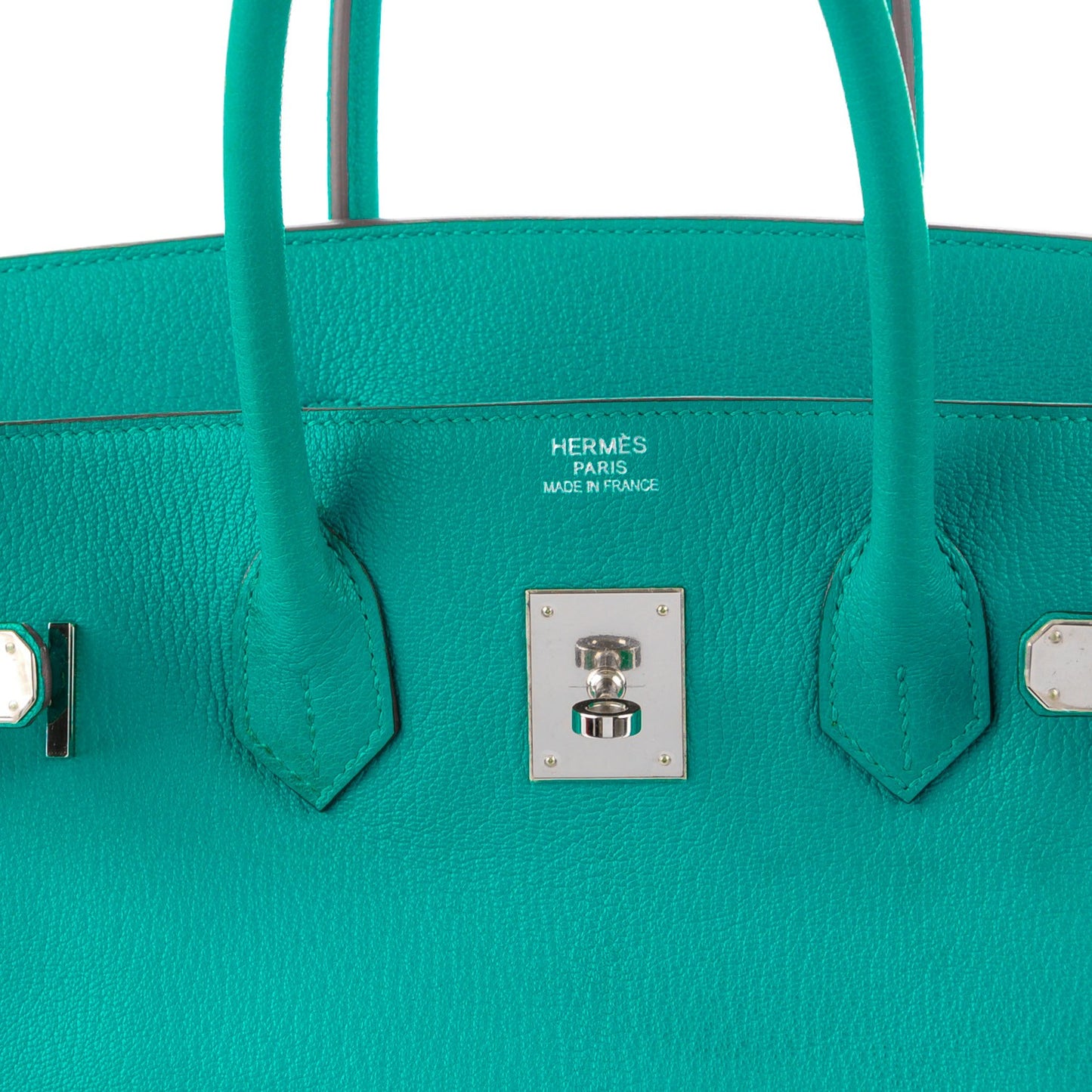 Chevre de Coromandel Birkin 35 Bleu Paon