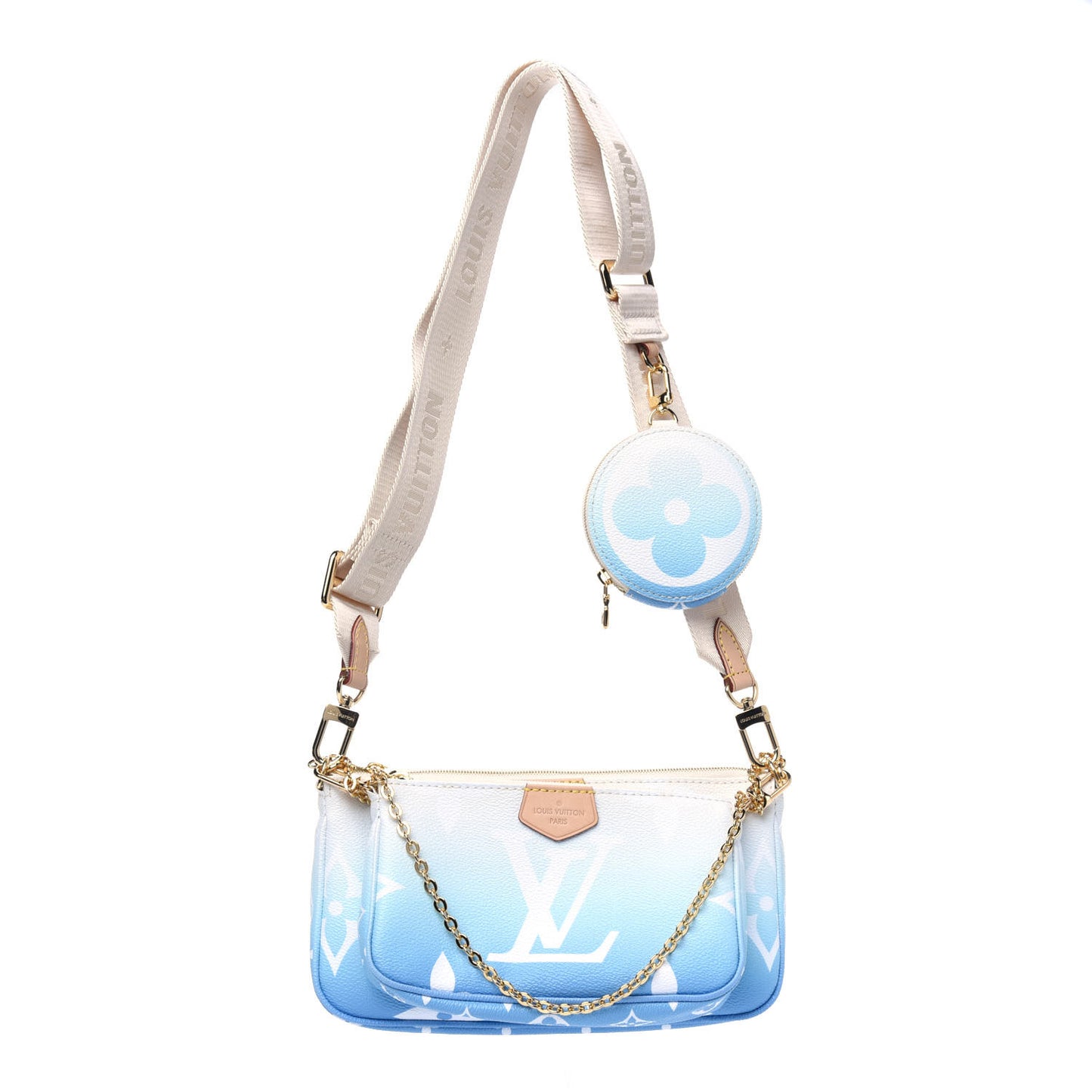 Monogram Giant By The Pool Multi Pochette Accessories Blue