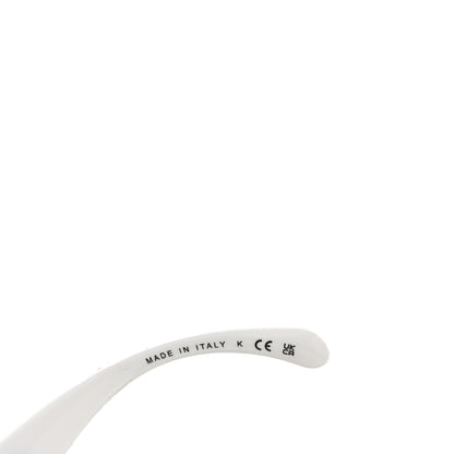 Chanel Acetate Metal Square Folding Sunglasses 6055-B White 5 of 7