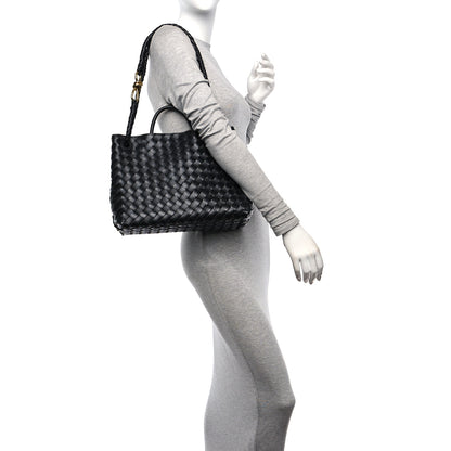 Bottega Veneta Nappa Intrecciato Medium Andiamo Shoulder Bag Black 2 of 13