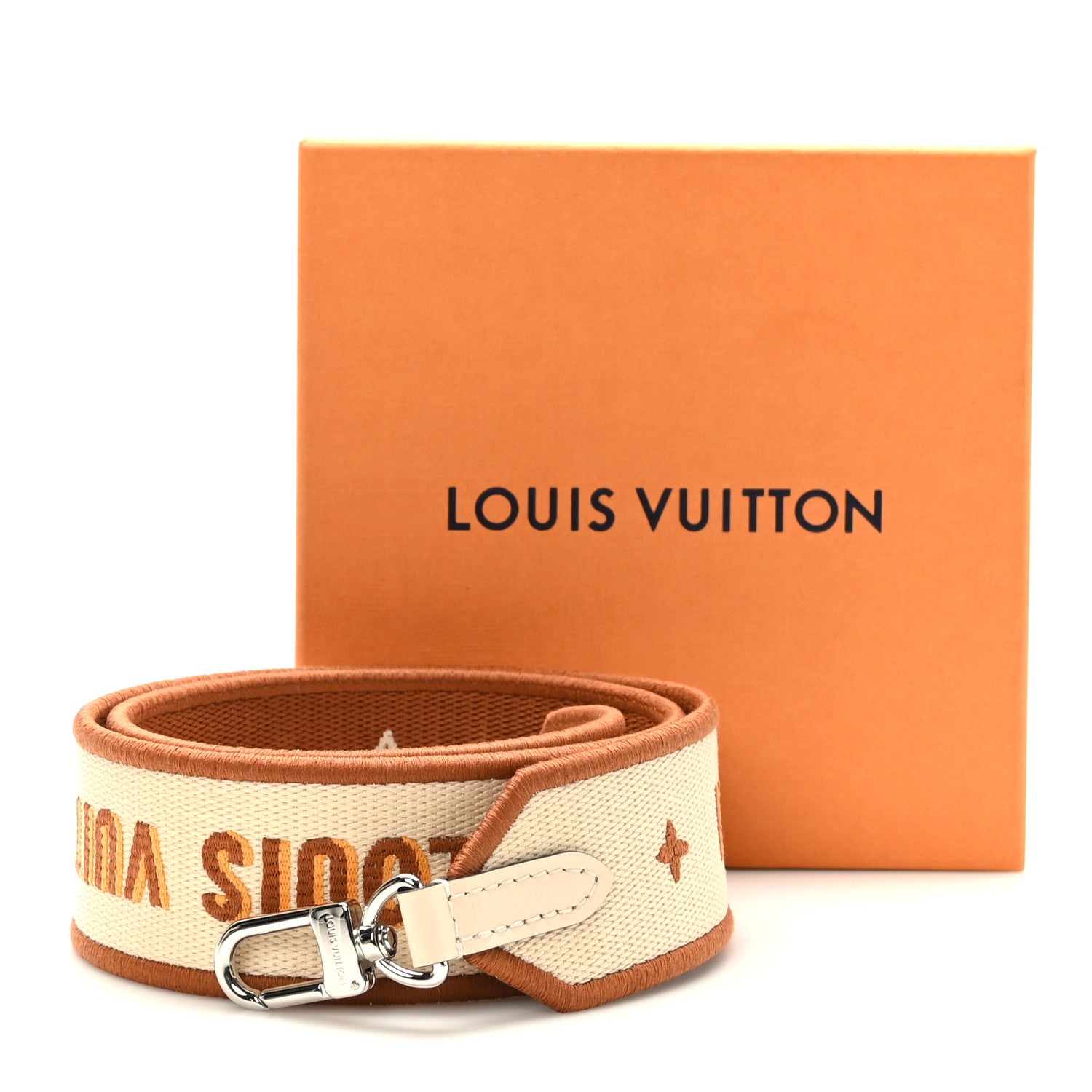 Louis Vuitton Jacquard Alma BB Shoulder Strap Beige Brown 4 of 4