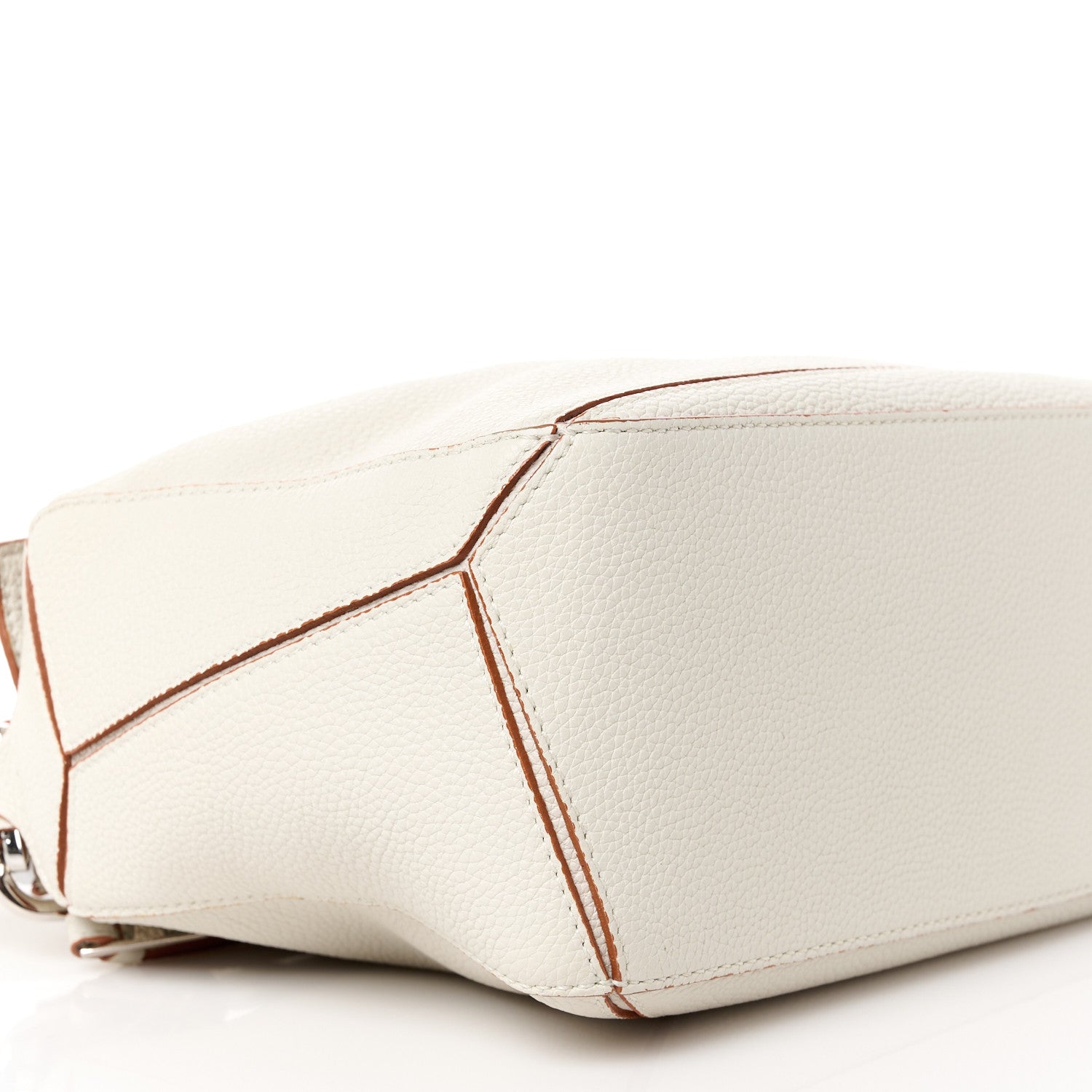 Loewe Calfskin Small Puzzle Bag Ivory 9 of 11