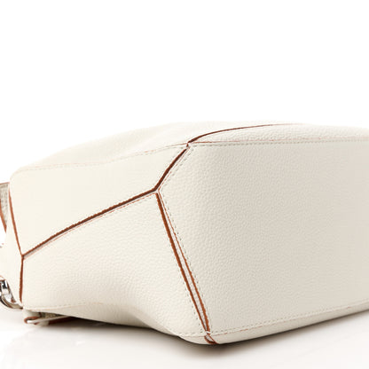 Loewe Calfskin Small Puzzle Bag Ivory 9 of 11