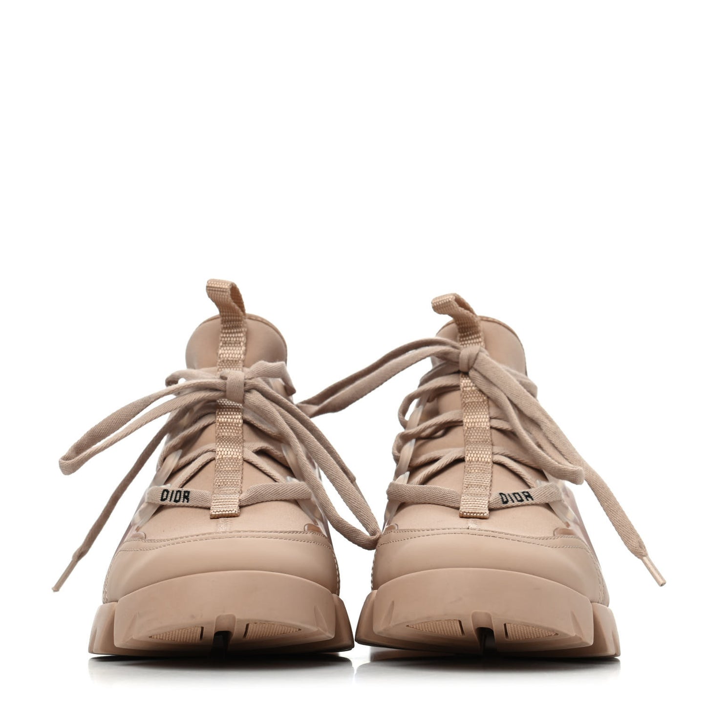 Neoprene Rubber Womens D-Connect Sneakers 36.5 Nude