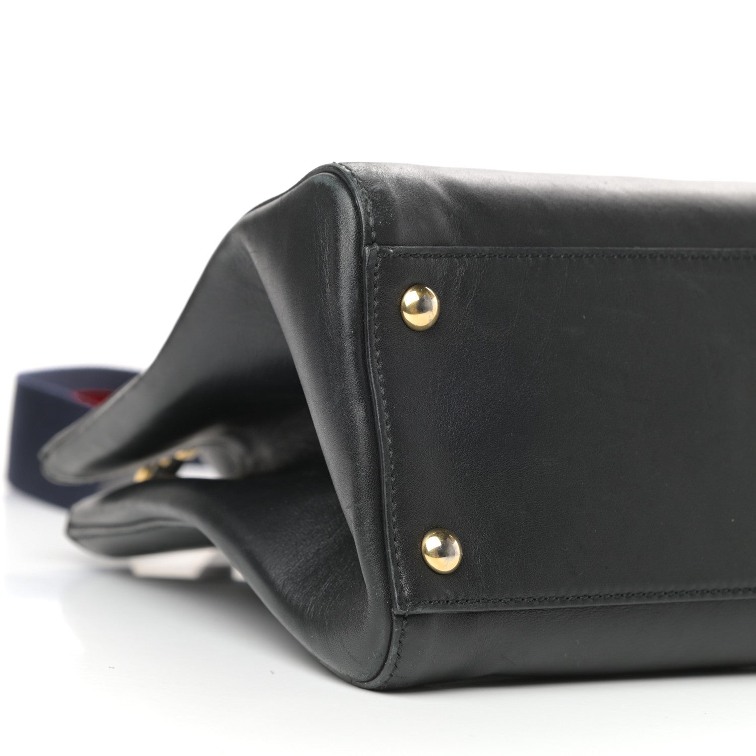 Gucci Calfskin Large Sylvie Top Handle Tote Black 9 of 11