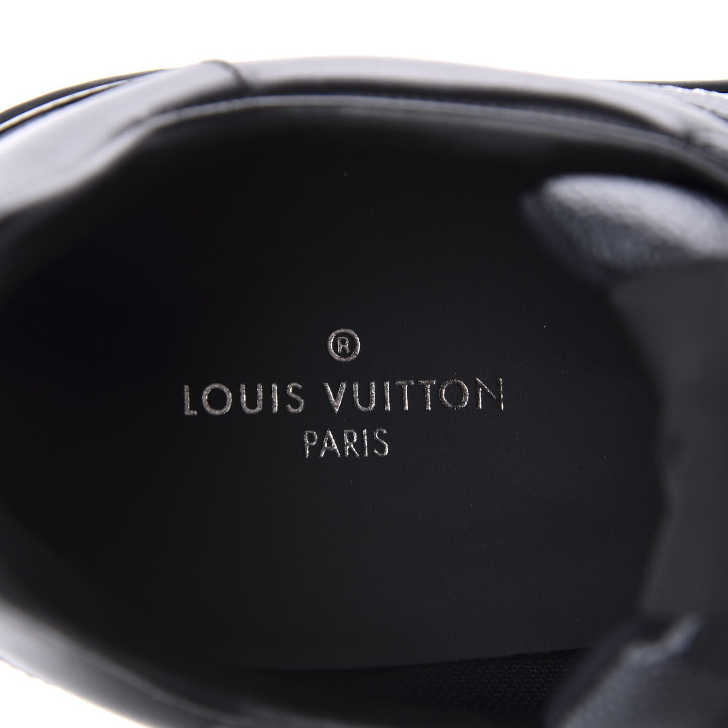 Louis Vuitton Calfskin Damier Graphite Harlem Sneakers 10 Black 7 of 10