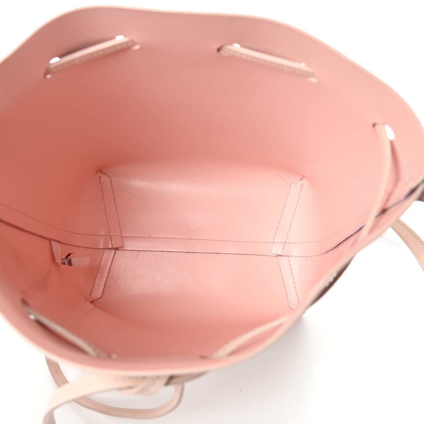 Saffiano Mini Bucket Bag Rosa