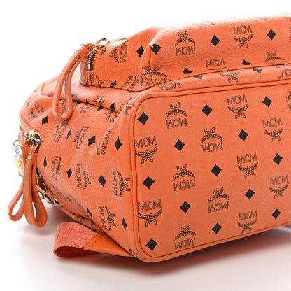 MCM Visetos Side Stud Large Stark Backpack Orange 22 of 28