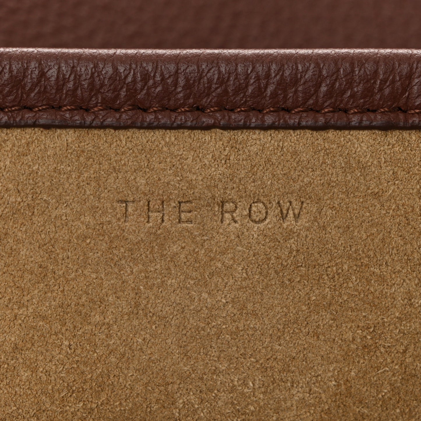 Grained Calfskin Medium N/S Park Tote Cognac