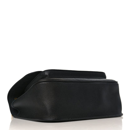 Louis Vuitton Grained Calfskin Lockme Chain Bag PM Black 4 of 8