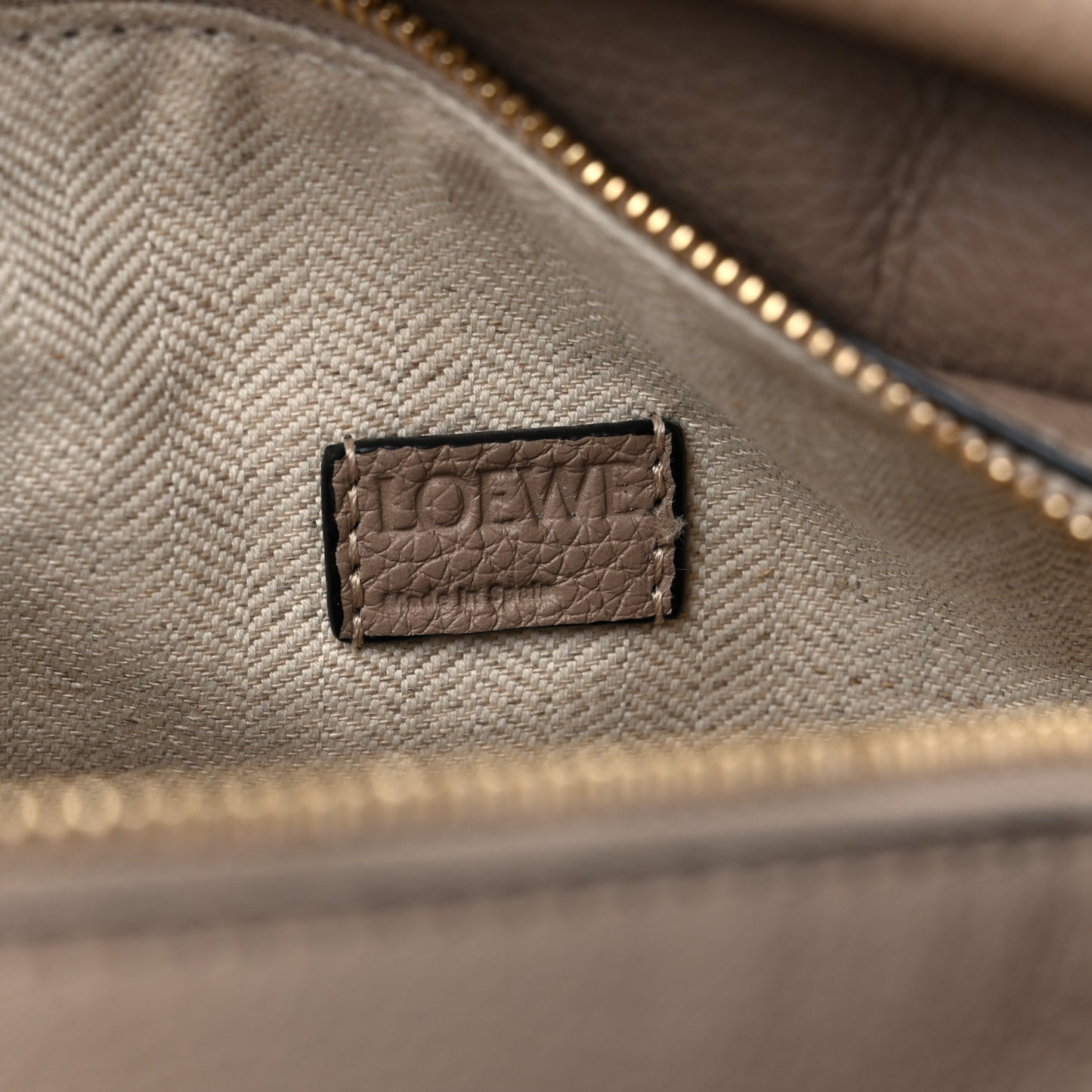 Calfskin Mini Puzzle Bag Sand Mink