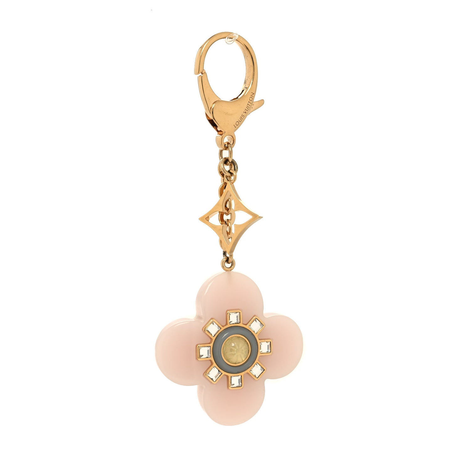 Fleur d Etoile Bag Charm Rose