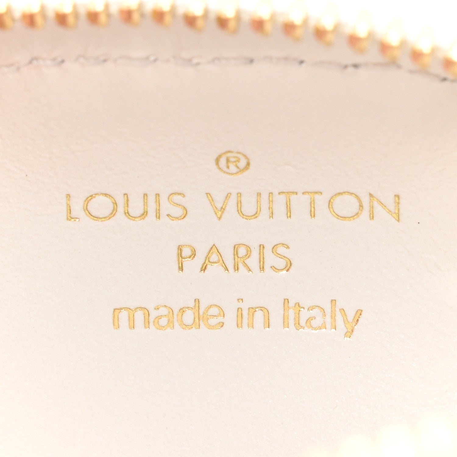 Louis Vuitton Cowhide By The Pool Shell Coin Purse White 5 of 7