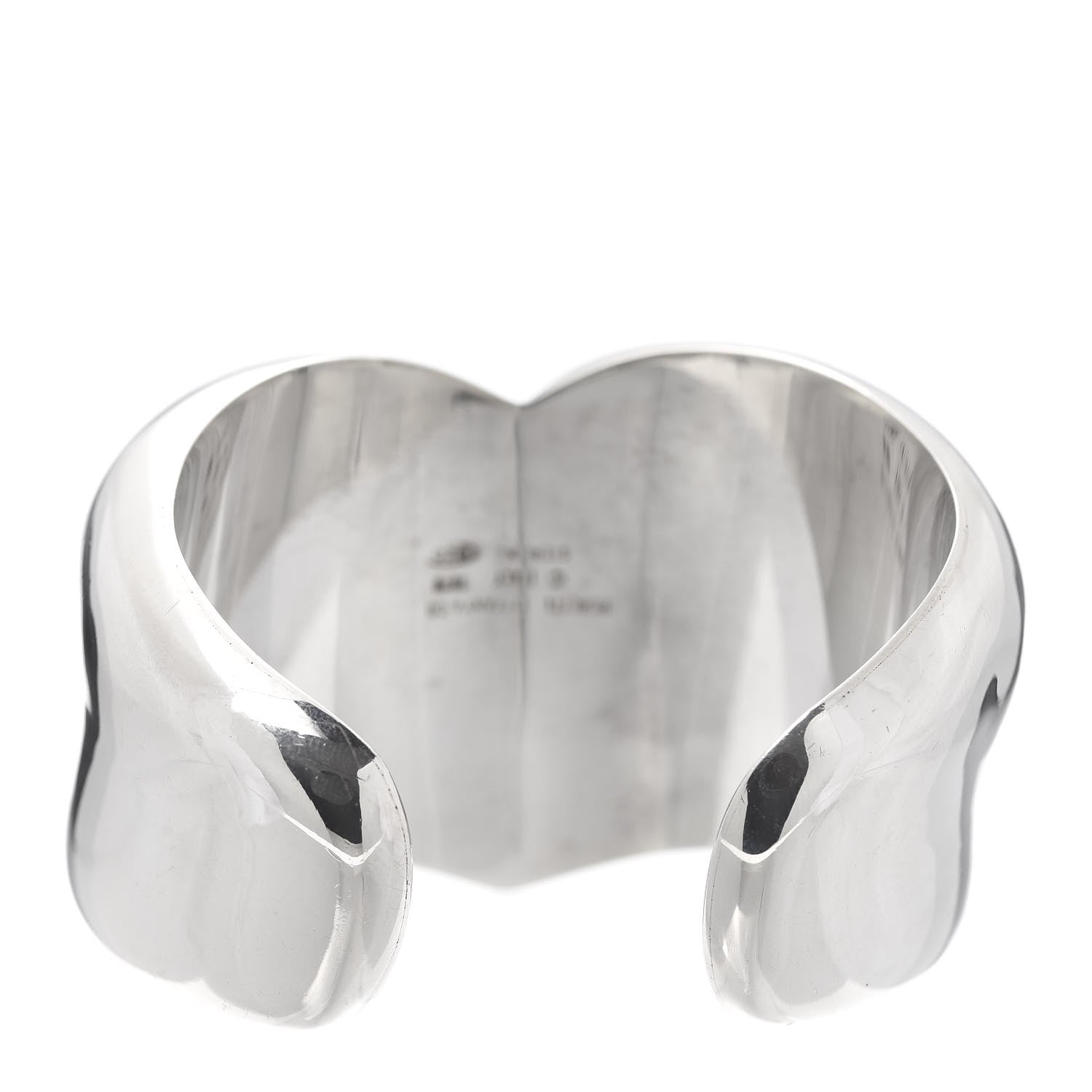 Tiffany Sterling Silver Elsa Peretti Zodiac Libra Cuff Bracelet 3 of 4