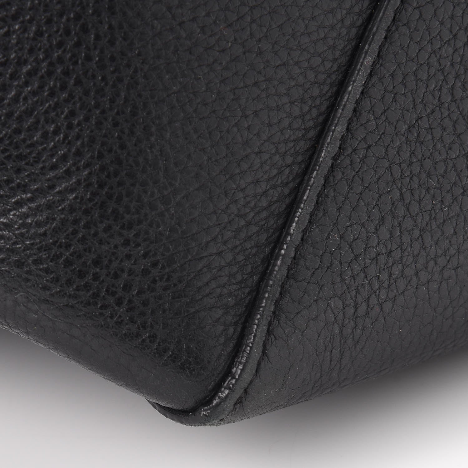 Celine Grained Calfskin Medium Horizontal Cabas Phantom Black 18 of 18
