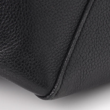 Celine Grained Calfskin Medium Horizontal Cabas Phantom Black 18 of 18