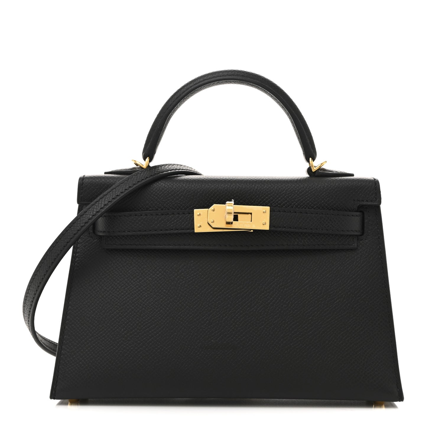Epsom Mini Kelly Sellier 20 Black