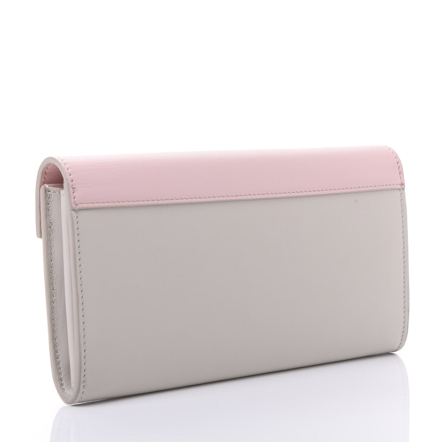 Lambskin Large Diagonal Multifunction Flap Wallet Pink Desert