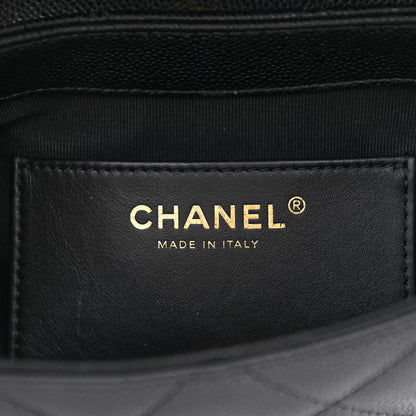 Chanel Caviar Quilted Small Messenger Flap Black 6 of 11